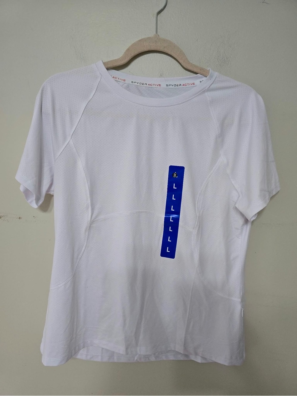 Spyder White Short Sleeve Active Tee